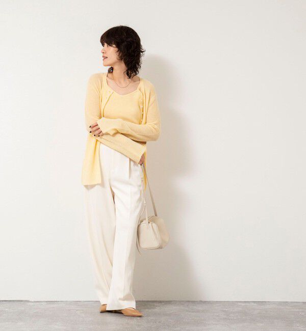 NOLLEY'S sophi「《手洗い可能》モヘヤ混片畦ビスチェ」|ニット・セーター|