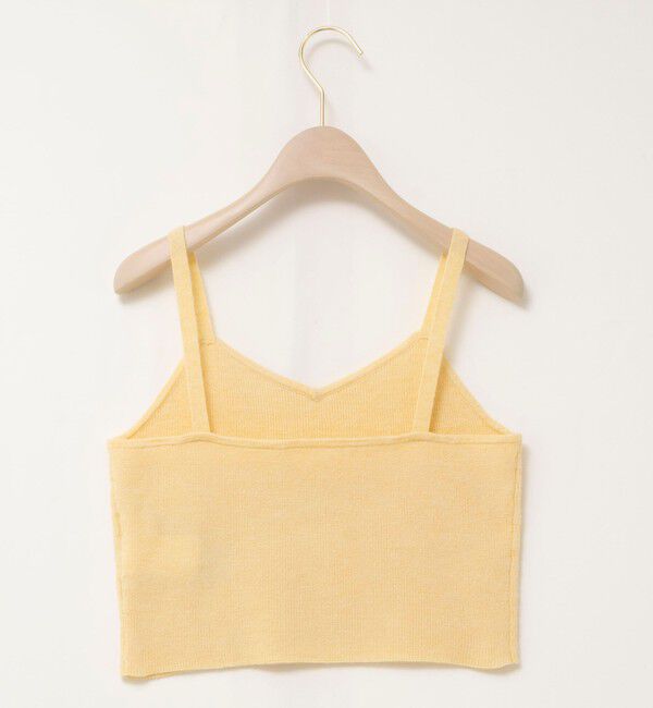 NOLLEY'S sophi「《手洗い可能》モヘヤ混片畦ビスチェ」|ニット・セーター|