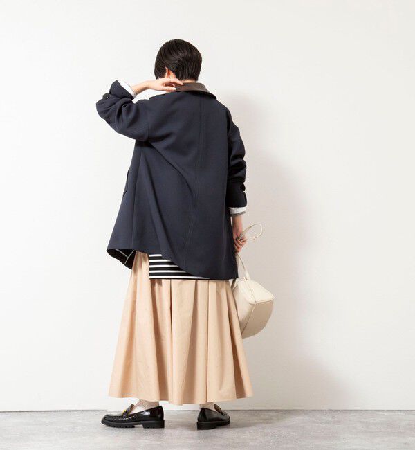 NOLLEY'S「ウォッシャブルトリプルクロス3WAYステンカラーコート」|ステンカラーコート|