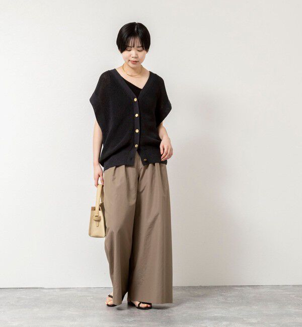 NOLLEY'S「ウォッシャブルエクセルテックタンブラー2タックワイドパンツ」|その他|