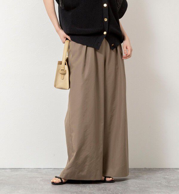 NOLLEY'S「ウォッシャブルエクセルテックタンブラー2タックワイドパンツ」|その他|