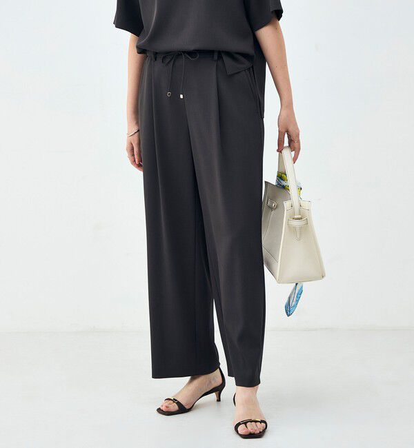 NOLLEY'S「《セットアップ対応》ウォッシャブルイージーツイルセミワイドパンツ」|その他|