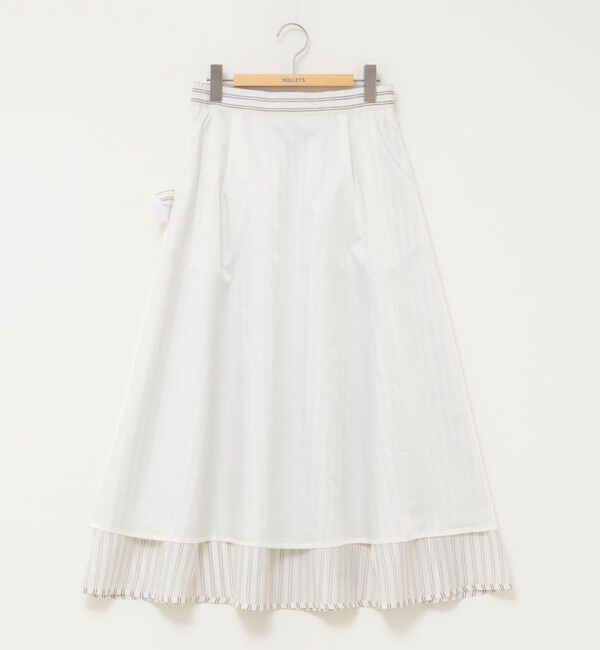 NOLLEY'S「《セットアップ対応》ウォッシャブルストライプフレアスカート」|フレア|