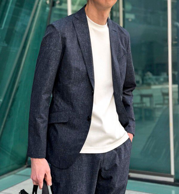 NOLLEY'S goodman「《ビジカジ/セットアップ対応》COOLDOTS JK/クールドッツ テーラードジャケット 26SS」|テーラードジャケット|インディゴブルー