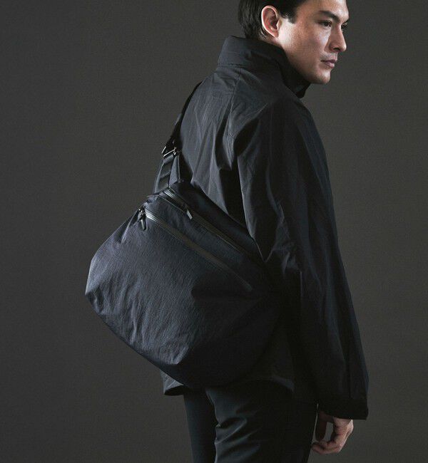 NOLLEY'S goodman「【WEXLEY/ウェクスレイ】DG600 DOUGLAS CRINKLE NYLON BLACK」|ショルダー・メッセンジャー|ブラック
