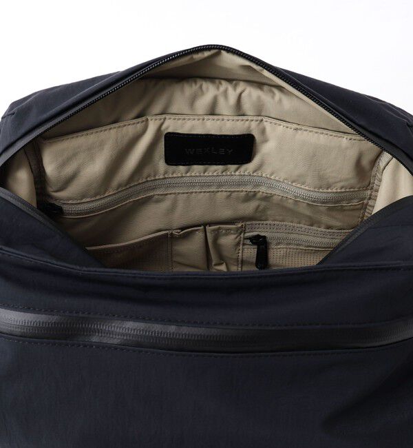 NOLLEY'S goodman「【WEXLEY/ウェクスレイ】DG600 DOUGLAS CRINKLE NYLON BLACK」|ショルダー・メッセンジャー|