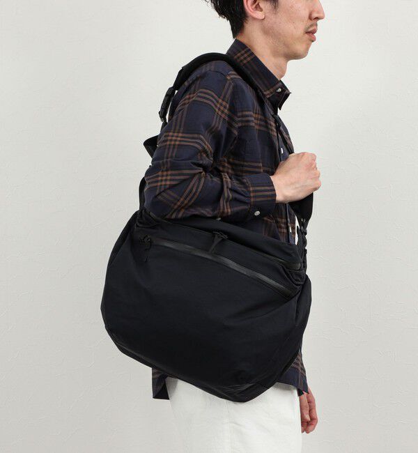 NOLLEY'S goodman「【WEXLEY/ウェクスレイ】DG600 DOUGLAS CRINKLE NYLON BLACK」|ショルダー・メッセンジャー|