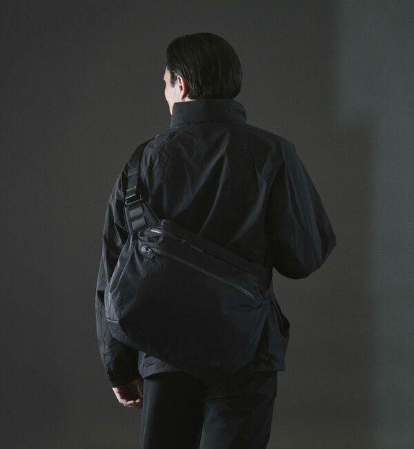 NOLLEY'S goodman「【WEXLEY/ウェクスレイ】DG600 DOUGLAS CRINKLE NYLON BLACK」|ショルダー・メッセンジャー|