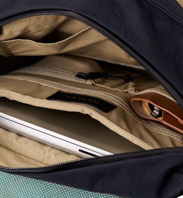 NOLLEY'S goodman「【WEXLEY/ウェクスレイ】DG600 DOUGLAS CRINKLE NYLON BLACK」|ショルダー・メッセンジャー|