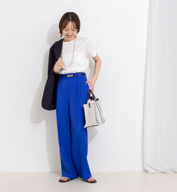 NOLLEY'S「ウォッシャブルベーシックTシャツ」|Tシャツ・カットソー|