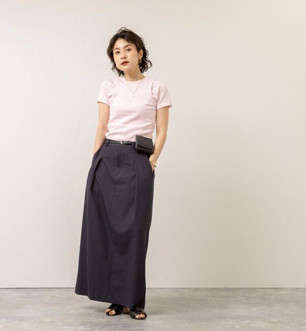 MAQWEL「【MAQWEL/マクウェル】ウォッシャブルCOTTON RIB タンクトップ」|タンクトップ|