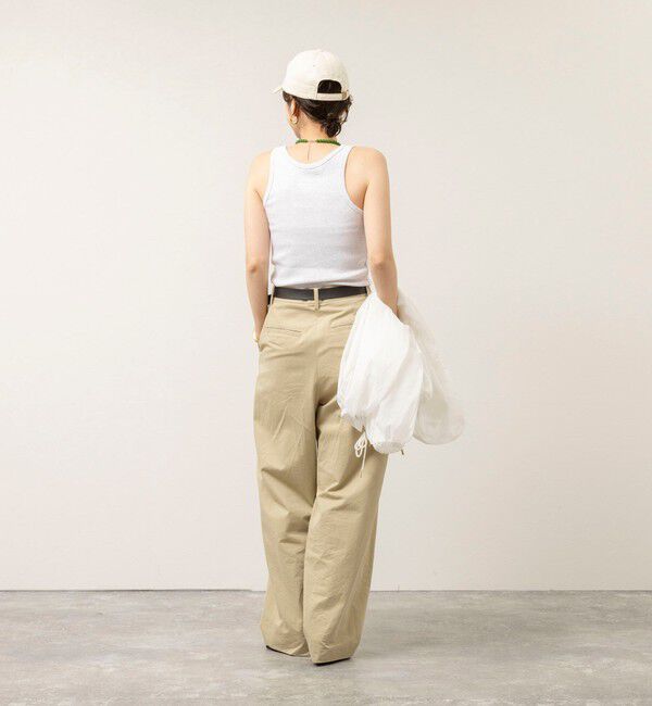 MAQWEL「【MAQWEL/マクウェル】ウォッシャブルCOTTON RIB タンクトップ」|タンクトップ|