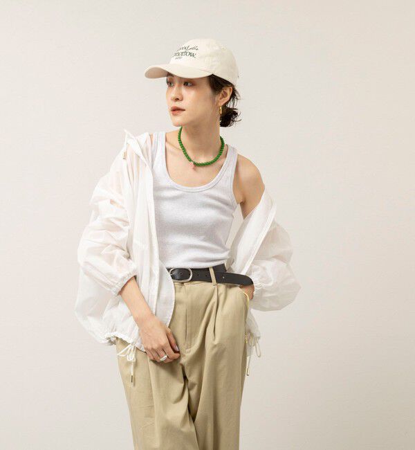 MAQWEL「【MAQWEL/マクウェル】ウォッシャブルCOTTON RIB タンクトップ」|タンクトップ|