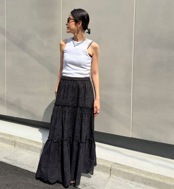 MAQWEL「【MAQWEL/マクウェル】ウォッシャブルCOTTON RIB タンクトップ」|タンクトップ|