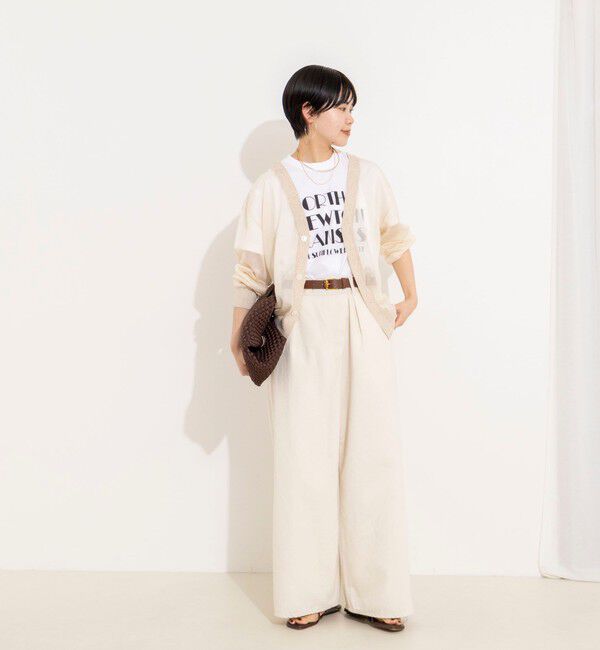 Rie Miller「シアー2WAYカーディガン星インターシャ」|カーディガン|