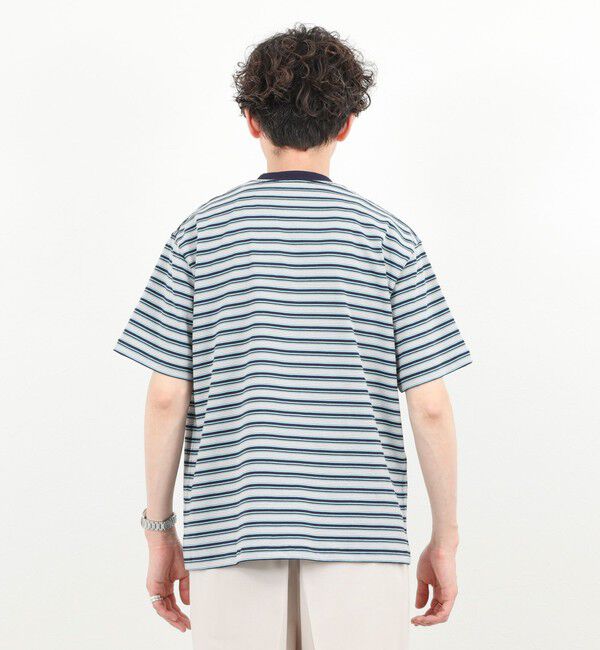 NOLLEY'S goodman「【DANTON/ダントン】POCKET T-SHIRT STRIPE 26SS（DT-C0198 TCB STRIPE）」|Tシャツ・カットソー|