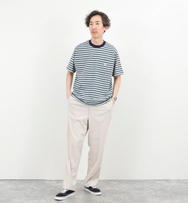 NOLLEY'S goodman「【DANTON/ダントン】POCKET T-SHIRT STRIPE 26SS（DT-C0198 TCB STRIPE）」|Tシャツ・カットソー|