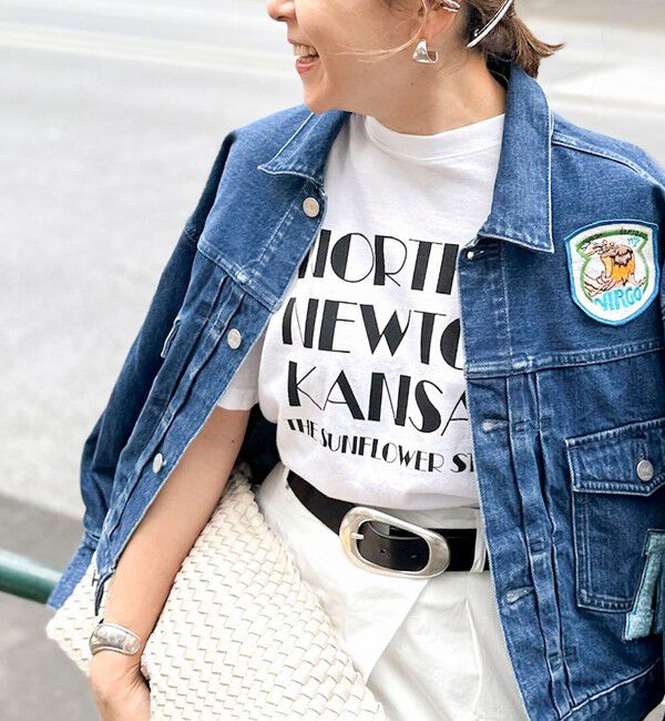 Rie Miller「【GULFCOAST SPORTSWEAR/ガルフ コースト スポーツウェア】別注プリントＴシャツ」|Tシャツ・カットソー|ホワイト系3