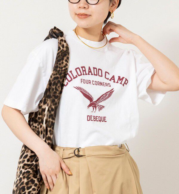 Rie Miller「【GULFCOAST SPORTSWEAR/ガルフ コースト スポーツウェア】別注プリントＴシャツ」|Tシャツ・カットソー|ホワイト系4