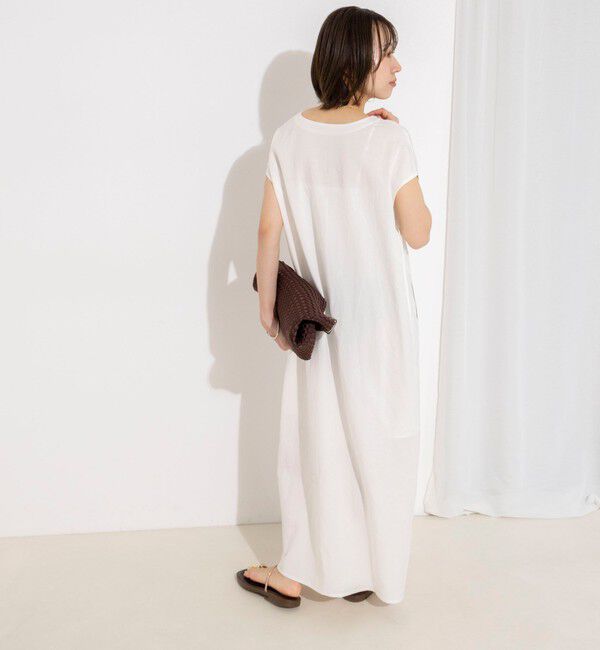 NOLLEY'S「ウォッシャブルセルロースリネン2WAYワンピース」|ワンピース|