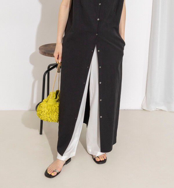 NOLLEY'S「ウォッシャブルセルロースリネン2WAYワンピース」|ワンピース|