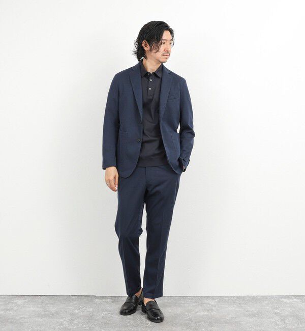 NOLLEY'S goodman「《ビジカジ/セットアップ対応》強撚バスケット イージーパンツ 26SS」|チノ|