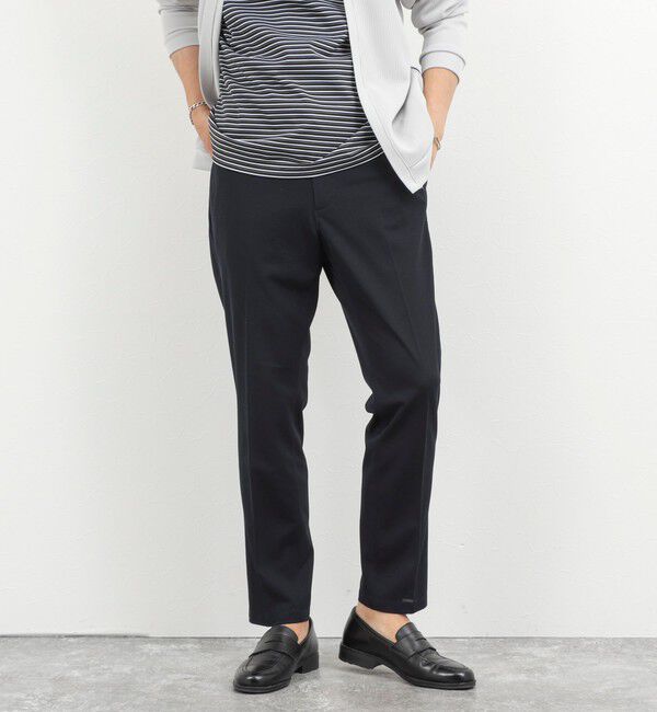 NOLLEY'S goodman「《ビジカジ/セットアップ対応》強撚バスケット イージーパンツ 26SS」|チノ|