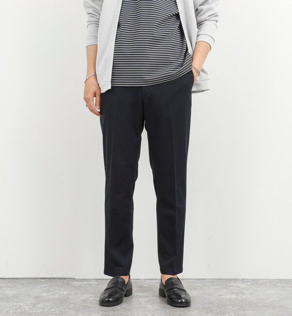 NOLLEY'S goodman「《ビジカジ/セットアップ対応》強撚バスケット イージーパンツ 26SS」|チノ|