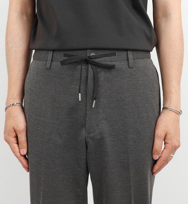 NOLLEY'S goodman「《ビジカジ/セットアップ対応》強撚バスケット イージーパンツ 26SS」|チノ|