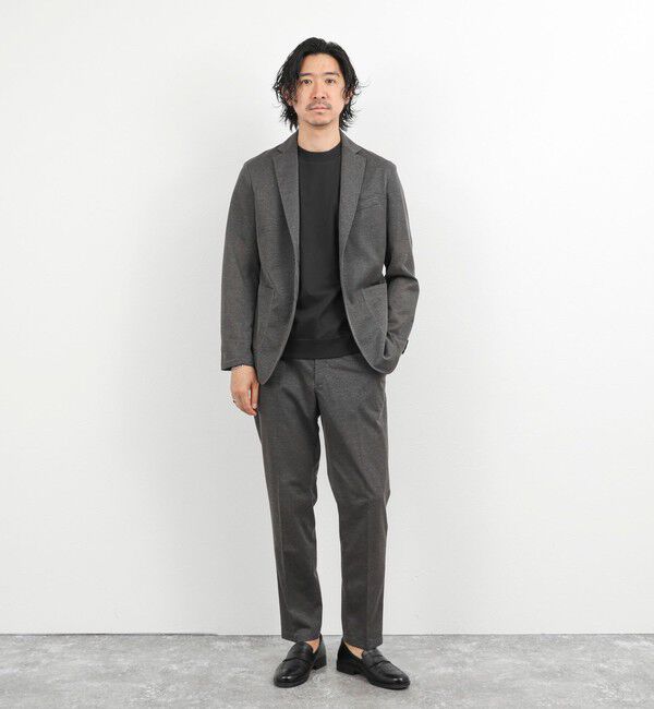 NOLLEY'S goodman「《ビジカジ/セットアップ対応》強撚バスケット イージーパンツ 26SS」|チノ|