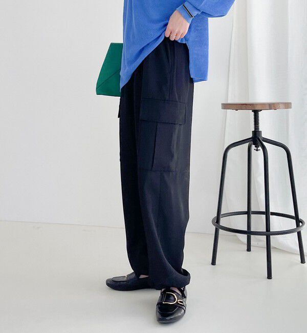 fredy emue「ブライトツイルイージーベイカーパンツ」|カーゴ|