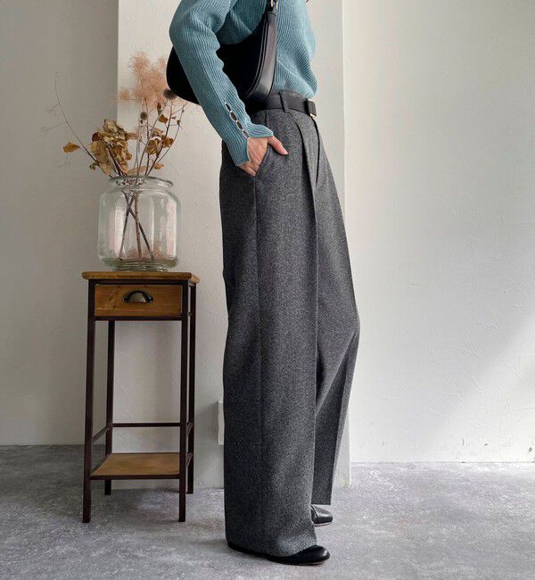 fredy emue「ツィードタックスラックス」|スラックス|