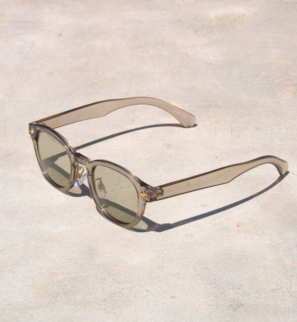 GLOSTER「【GLOSTER/グロスター】ウェリントン セルフレーム カラーレンズ サングラス」|サングラス|ホワイト系その他