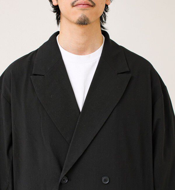 GLOSTER「ルーズシルエット ダブルジャケット」|テーラードジャケット|