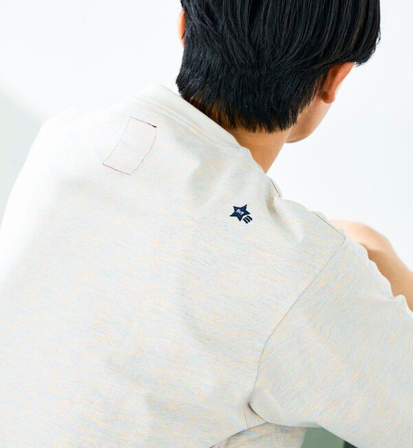 GLOSTER「【BOY刺繍】裏グラデーション ワンポイント半袖Tシャツ」|Tシャツ・カットソー|