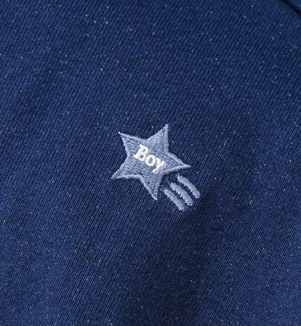 GLOSTER「【BOY刺繍】裏グラデーション ワンポイント半袖Tシャツ」|Tシャツ・カットソー|