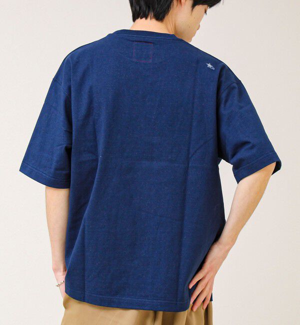 GLOSTER「【BOY刺繍】裏グラデーション ワンポイント半袖Tシャツ」|Tシャツ・カットソー|