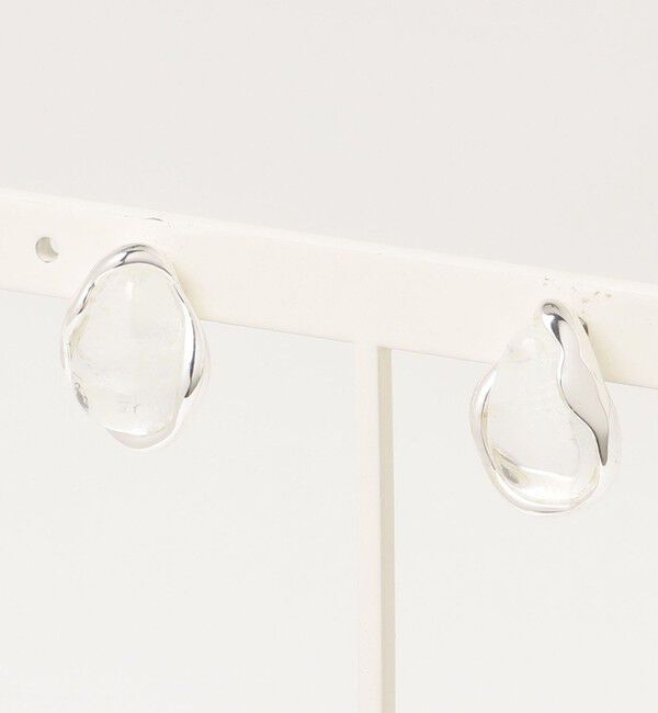 fredy emue「フェイクストーンチタンポストピアス」|ピアス|