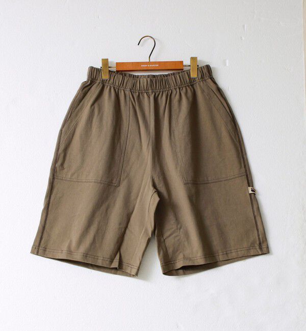 FREDY MAC「【Duckster/ダックスター】OE16/-天竺アフターワークショーツ」|その他|オリーブ