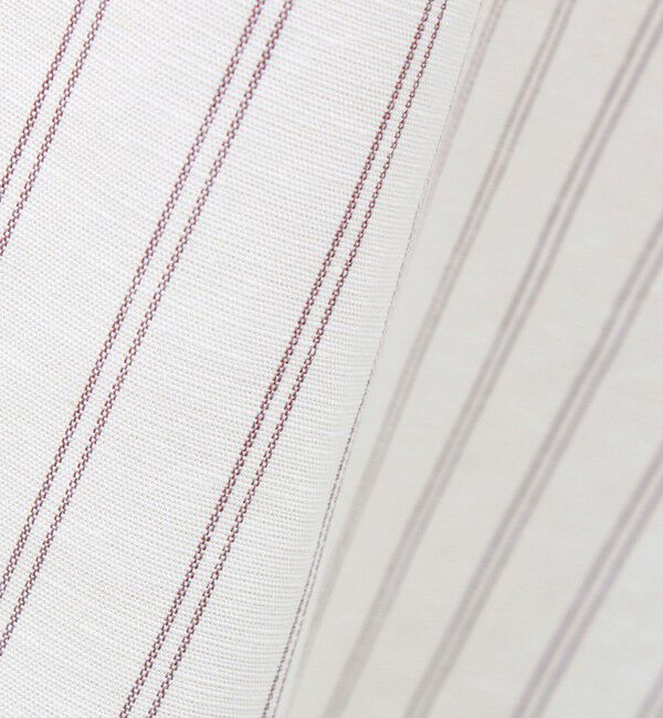 GLOSTER「【フレブル刺繍】七分袖シャツ ストライプ/無地」|シャツ・ブラウス|