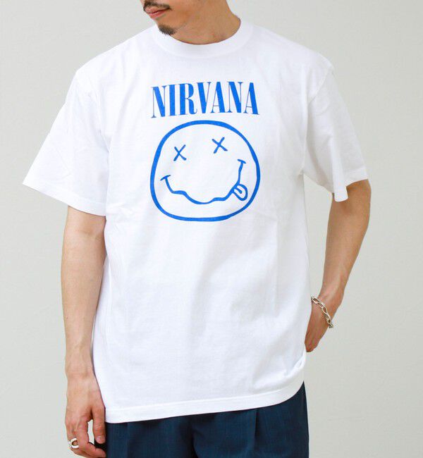 GLOSTER「【GOOD ROCK SPEED】NIRVANA / ニルヴァーナ グラフィックTシャツ」|Tシャツ・カットソー|