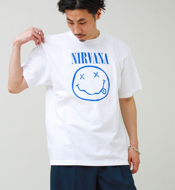 GLOSTER「【GOOD ROCK SPEED】NIRVANA / ニルヴァーナ グラフィックTシャツ」|Tシャツ・カットソー|