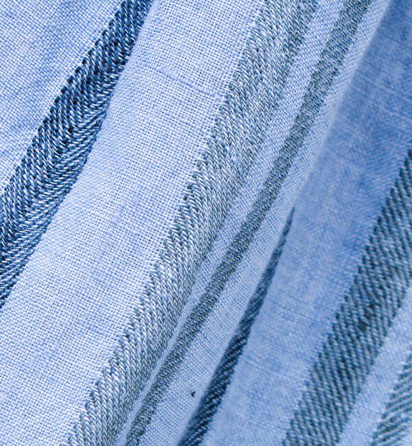 GLOSTER「【リネン100％】バンドカラーシャツ」|シャツ・ブラウス|