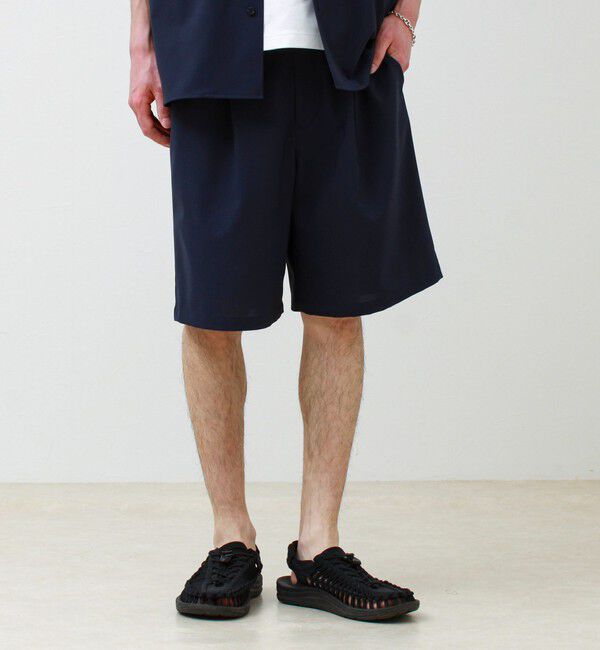 GLOSTER「【COOLMAX/セットアップ着用可能】ポリトロショーツ」|その他|ネイビー