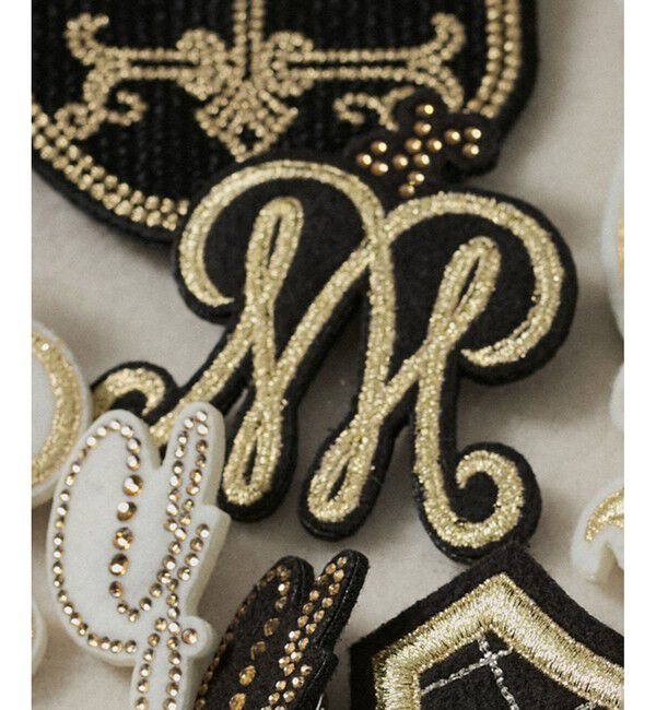 SALON adam et rope'「刺繍ワッペンブローチ＜M＞」|ブローチ・コサージュ|クロメイン