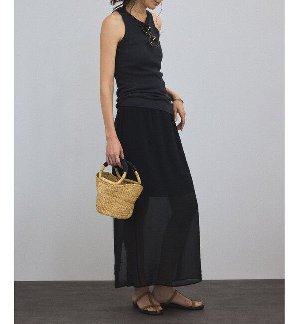 SALON adam et rope'「シアーレイヤードスカート」|スカート|