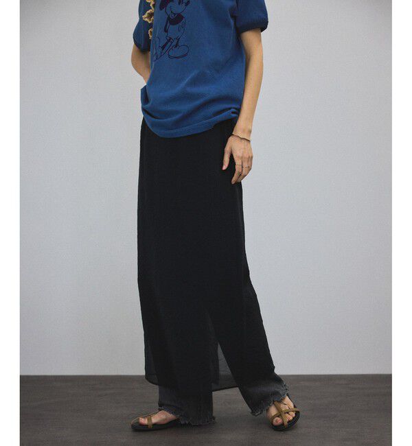 SALON adam et rope'「シアーレイヤードスカート」|スカート|