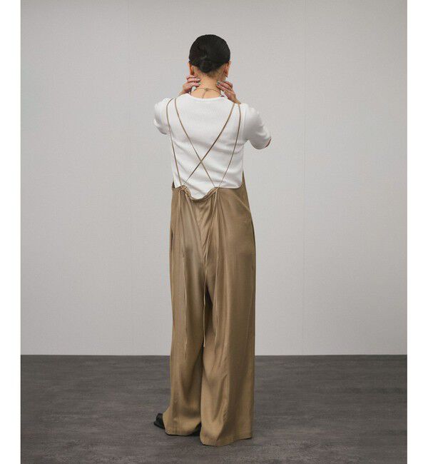 SALON adam et rope'「Primaveil ファームリーリブハーフスリーブTシャツ」|Tシャツ・カットソー|