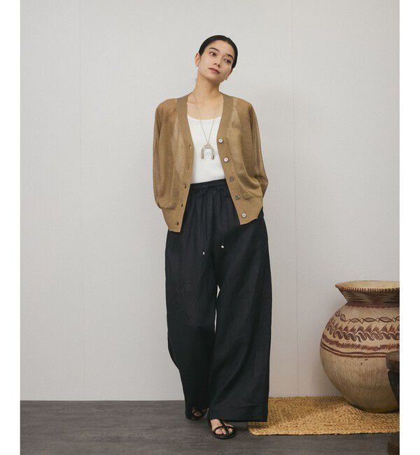 SALON adam et rope'「プリマベールファームリーリブタンクトップ［UVケア・洗える］」|タンクトップ|