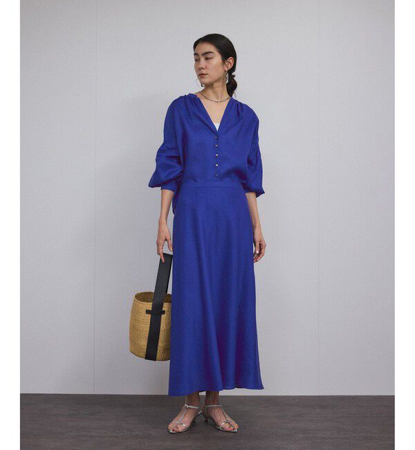 SALON adam et rope'「リネンスキッパーギャザーブラウス / ［GENTLE LINEN］」|シャツ・ブラウス|